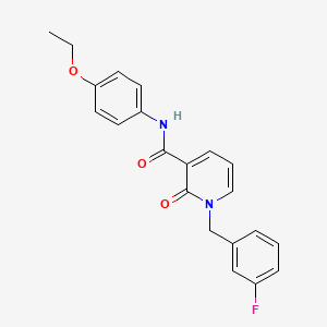 N-(4-ethoxyphenyl)-1-(3-fluorobenzyl)-2-oxo-1,2-dihydropyridine-3-carboxamide