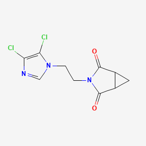 3-[2-(4,5-dichloro-1H-imidazol-1-yl)ethyl]-3-azabicyclo[3.1.0]hexane-2,4-dione