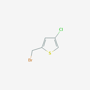 molecular formula C5H4BrClS B2779809 噻吩, 2-(溴甲基)-4-氯- CAS No. 1400991-44-7
