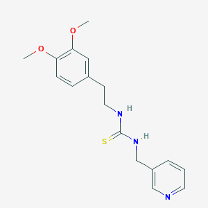 1-[2-(3,4-Dimethoxyphenyl)ethyl]-3-(pyridin-3-ylmethyl)thiourea