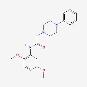 N-(2,5-dimethoxyphenyl)-2-(4-phenylpiperazin-1-yl)acetamide
