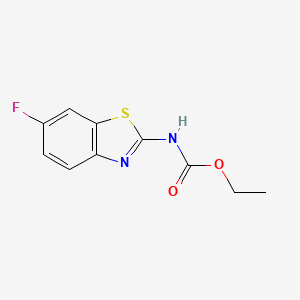 ethyl N-(6-fluoro-1,3-benzothiazol-2-yl)carbamate