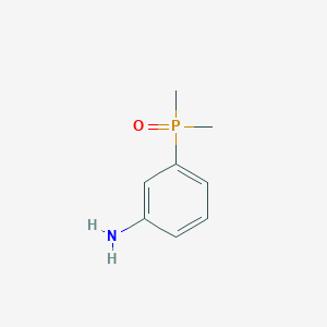 molecular formula C8H12NOP B2779841 (3-Aminophenyl)dimethylphosphine oxide CAS No. 26728-38-1