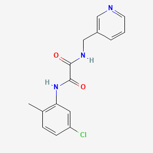 N-(5-chloro-2-methylphenyl)-N'-(pyridin-3-ylmethyl)ethanediamide