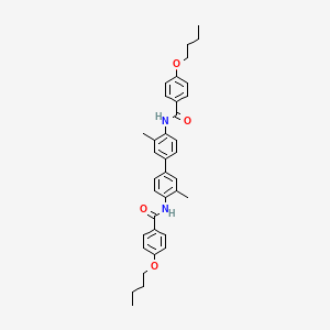 4-butoxy-N-[4-[4-[(4-butoxybenzoyl)amino]-3-methylphenyl]-2-methylphenyl]benzamide