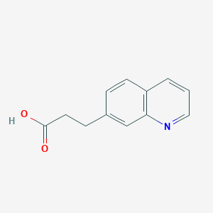 molecular formula C12H11NO2 B2779924 3-(喹啉-7-基)丙酸 CAS No. 1368259-20-4