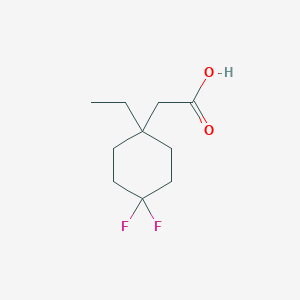 molecular formula C10H16F2O2 B2779926 2-(1-乙基-4,4-二氟环己基)乙酸 CAS No. 2251053-49-1