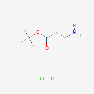 Tert-butyl 3-amino-2-methylpropanoate hydrochloride