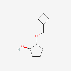 molecular formula C10H18O2 B2779955 (1R,2R)-2-(cyclobutylmethoxy)cyclopentan-1-ol CAS No. 2165854-42-0