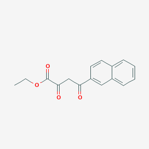 molecular formula C16H14O4 B2779992 乙酸(4-(萘-2-基)-2,4-二氧代丁酸酯 CAS No. 36983-38-7