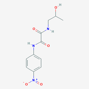 N1-(2-hydroxypropyl)-N2-(4-nitrophenyl)oxalamide