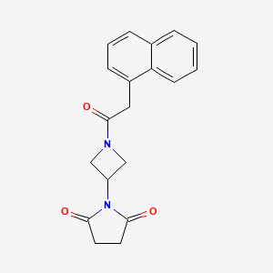 1-(1-(2-(Naphthalen-1-yl)acetyl)azetidin-3-yl)pyrrolidine-2,5-dione