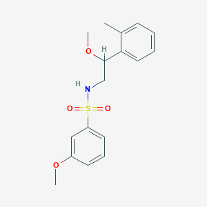B2780031 3-methoxy-N-(2-methoxy-2-(o-tolyl)ethyl)benzenesulfonamide CAS No. 1797878-36-4