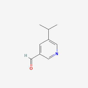 molecular formula C9H11NO B2780036 5-Isopropylnicotinaldehyde CAS No. 1211524-73-0