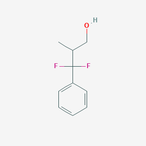 molecular formula C10H12F2O B2780039 3,3-Difluoro-2-methyl-3-phenylpropan-1-ol CAS No. 2248372-24-7
