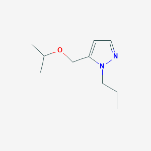 molecular formula C10H18N2O B2780050 5-(isopropoxymethyl)-1-propyl-1H-pyrazole CAS No. 1856102-19-6