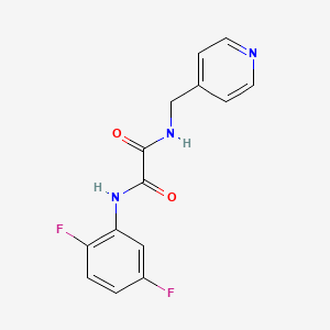 N'-(2,5-difluorophenyl)-N-(pyridin-4-ylmethyl)oxamide