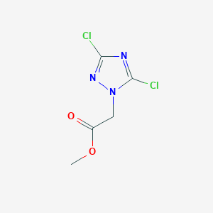 methyl 2-(3,5-dichloro-1H-1,2,4-triazol-1-yl)acetate