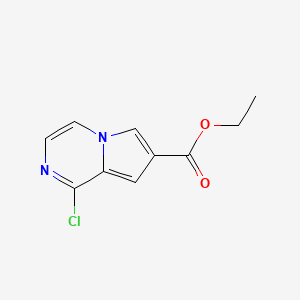 Ethyl 1-chloropyrrolo[1,2-a]pyrazine-7-carboxylate