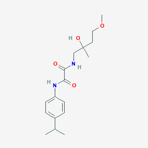 N1-(2-hydroxy-4-methoxy-2-methylbutyl)-N2-(4-isopropylphenyl)oxalamide