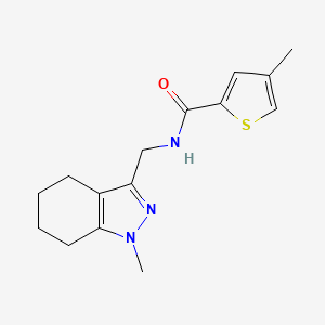4-methyl-N-((1-methyl-4,5,6,7-tetrahydro-1H-indazol-3-yl)methyl)thiophene-2-carboxamide