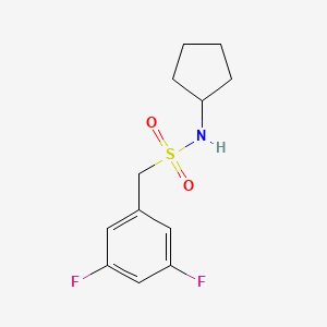 N-Cyclopentyl-1-(3,5-difluorophenyl)methanesulfonamide