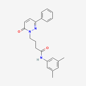 N-(3,5-dimethylphenyl)-4-(6-oxo-3-phenylpyridazin-1(6H)-yl)butanamide