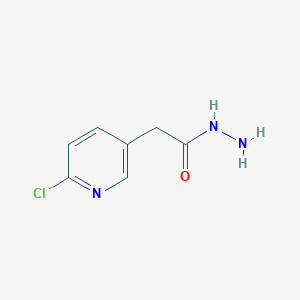 molecular formula C7H8ClN3O B2780124 2-(6-Chloropyridin-3-yl)acetohydrazide CAS No. 846548-86-5