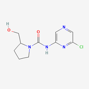 N-(6-Chloropyrazin-2-yl)-2-(hydroxymethyl)pyrrolidine-1-carboxamide