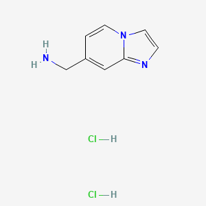 Imidazo[1,2-a]pyridin-7-ylmethanamine;dihydrochloride