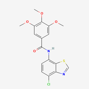 N-(4-chloro-1,3-benzothiazol-7-yl)-3,4,5-trimethoxybenzamide