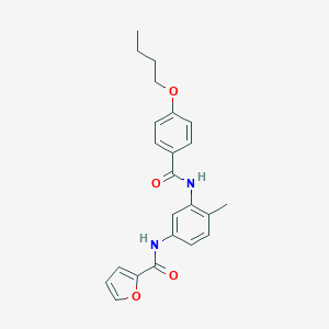 N-{3-[(4-butoxybenzoyl)amino]-4-methylphenyl}-2-furamide