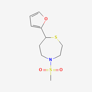 7-(Furan-2-yl)-4-(methylsulfonyl)-1,4-thiazepane