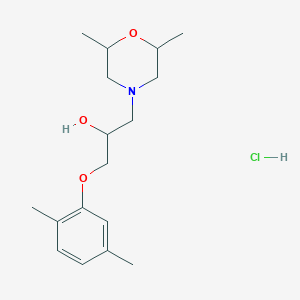 1-(2,6-dimethylmorpholin-4-yl)-3-(2,5-dimethylphenoxy)propan-2-ol Hydrochloride