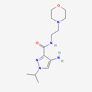 4-Amino-1-isopropyl-N-(2-morpholin-4-ylethyl)-1H-pyrazole-3-carboxamide