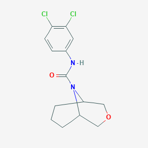 N-(3,4-dichlorophenyl)-3-oxa-9-azabicyclo[3.3.1]nonane-9-carboxamide