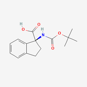 molecular formula C15H19NO4 B2780287 Boc-(R,S)-1-aminoindane-1-carboxylic acid CAS No. 2408938-69-0