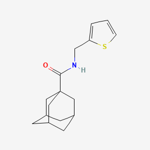 molecular formula C16H21NOS B2780337 N-(2-thienylmethyl)-1-adamantanecarboxamide CAS No. 339098-64-5