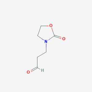 3-(2-Oxo-1,3-oxazolidin-3-yl)propanal