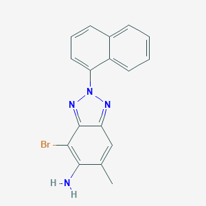 4-bromo-6-methyl-2-(1-naphthyl)-2H-1,2,3-benzotriazol-5-ylamine