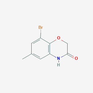 molecular formula C9H8BrNO2 B2780372 8-bromo-6-methyl-2H-benzo[b][1,4]oxazin-3(4H)-one CAS No. 108959-12-2