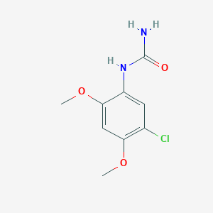 molecular formula C9H11ClN2O3 B2780377 (5-氯-2,4-二甲氧基苯基)脲 CAS No. 196700-62-6