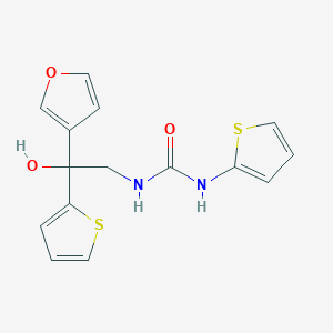 1-[2-(Furan-3-yl)-2-hydroxy-2-(thiophen-2-yl)ethyl]-3-(thiophen-2-yl)urea