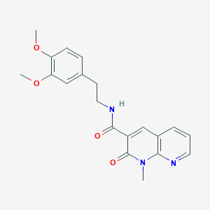 N-(3,4-dimethoxyphenethyl)-1-methyl-2-oxo-1,2-dihydro-1,8-naphthyridine-3-carboxamide