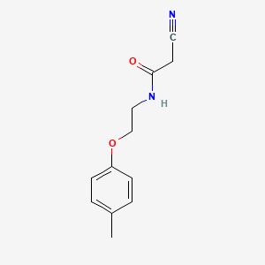 2-Cyano-N-[2-(4-methylphenoxy)ethyl]acetamide