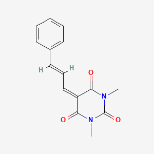 1,3-Dimethyl-5-(3-phenyl-allylidene)-pyrimidine-2,4,6-trione