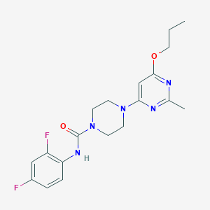 N-(2,4-difluorophenyl)-4-(2-methyl-6-propoxypyrimidin-4-yl)piperazine-1-carboxamide