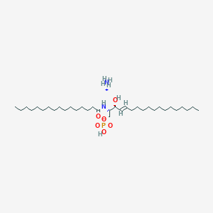 N-[(1S,2R,3E)-2-hydroxy-1-[(phosphonooxy)methyl]-3-heptadecen-1-yl]-hexadecanamide,monoammoniumsalt