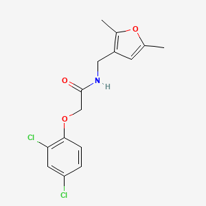 2-(2,4-dichlorophenoxy)-N-((2,5-dimethylfuran-3-yl)methyl)acetamide