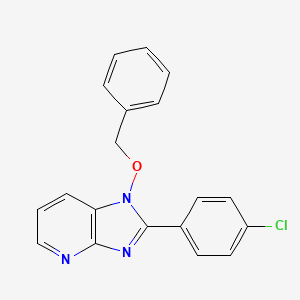 1-(benzyloxy)-2-(4-chlorophenyl)-1H-imidazo[4,5-b]pyridine